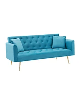 71" Convertible Double Folding Living Room Sofa Bed