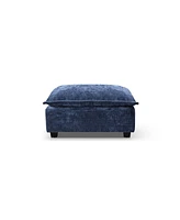 Modern L-Shape Sectional Sofa with Ottoman