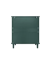 2 Door 2 Drawer Cabinet, American Furniture, Suitable for Bedroom, Living Room, Study