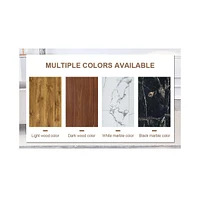 Multifunctional Lift Top Coffee Table with Dark Wood Grain Sticker