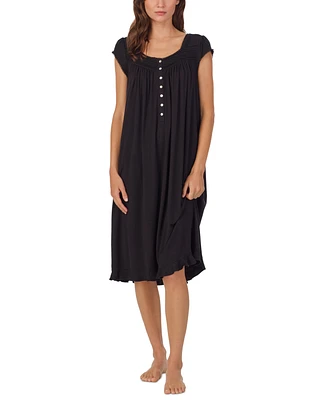Eileen West Women's Lace-Trim Waltz Nightgown