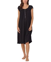 Eileen West Women's Lace-Trim Waltz Nightgown