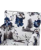 Floral Fabric Club Armchair Comfort & Style in One