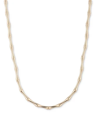 Lauren Ralph Lauren Gold-Tone Bamboo-Inspired 16" Collar Necklace