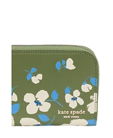 Kate Spade New York Devin Painterly Bouquet Zip Around Continental Wallet