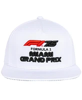 Insomniac Men's White F1 2025 Miami Grand Prix Classic Snapback Hat