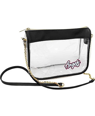 Logo Brands Los Angeles Angels Hype Stadium Crossbody Clear Bag