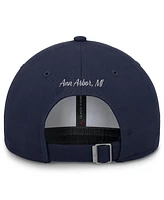 Jordan Men's White/Navy Michigan Wolverines Club Swoosh Performance Adjustable Hat