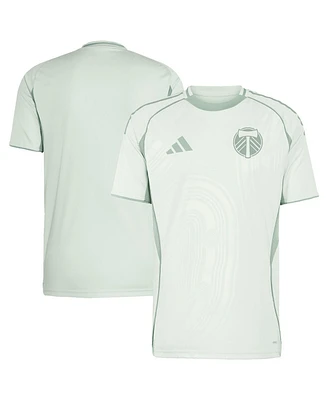 Adidas Men's Light Green Portland Timbers 2025 One Planet Pre-Match Jersey