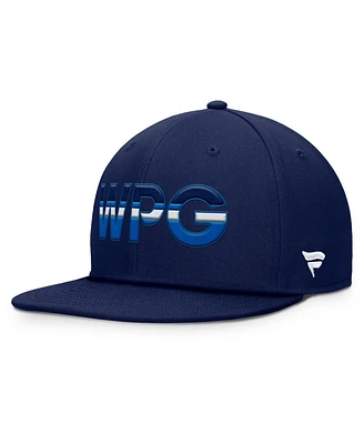 Fanatics Men's Navy Winnipeg Jets Authentic Pro Rink Snapback Hat