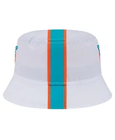 New Era Men's White Miami Dolphins Helmet Bucket Hat