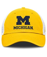 Jordan Men's Maize/White Michigan Wolverines Club Trucker Adjustable Hat