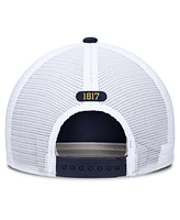 Jordan Men's Navy/White Michigan Wolverines Rise Trucker Adjustable Hat