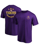 Fanatics Men's Purple Lsu Tigers Big Tall Fast Break 2 Hit T-Shirt