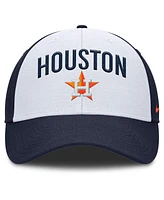 Nike Men's White/Navy Houston Astros Club Performance Adjustable Hat