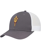 Top of the World Men's Gray/White Arizona State Sun Devils Victory Baseline Trucker Adjustable Hat