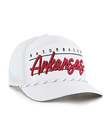 '47 Brand Men's White Arkansas Razorbacks Condor Hitch Brrr Adjustable Hat
