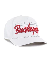 '47 Brand Men's White Ohio State Buckeyes Condor Hitch Brrr Adjustable Hat