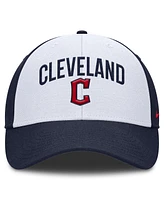 Nike Men's White/Navy Cleveland Guardians Club Performance Adjustable Hat
