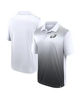 Logo Athletic Men's White/Black Philadelphia Eagles Sandlot Game Polo Shirt
