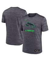 Nike Men's Black Tampa Bay Rays 2025 City Connect Authentic Collection Velocity Performance T-Shirt