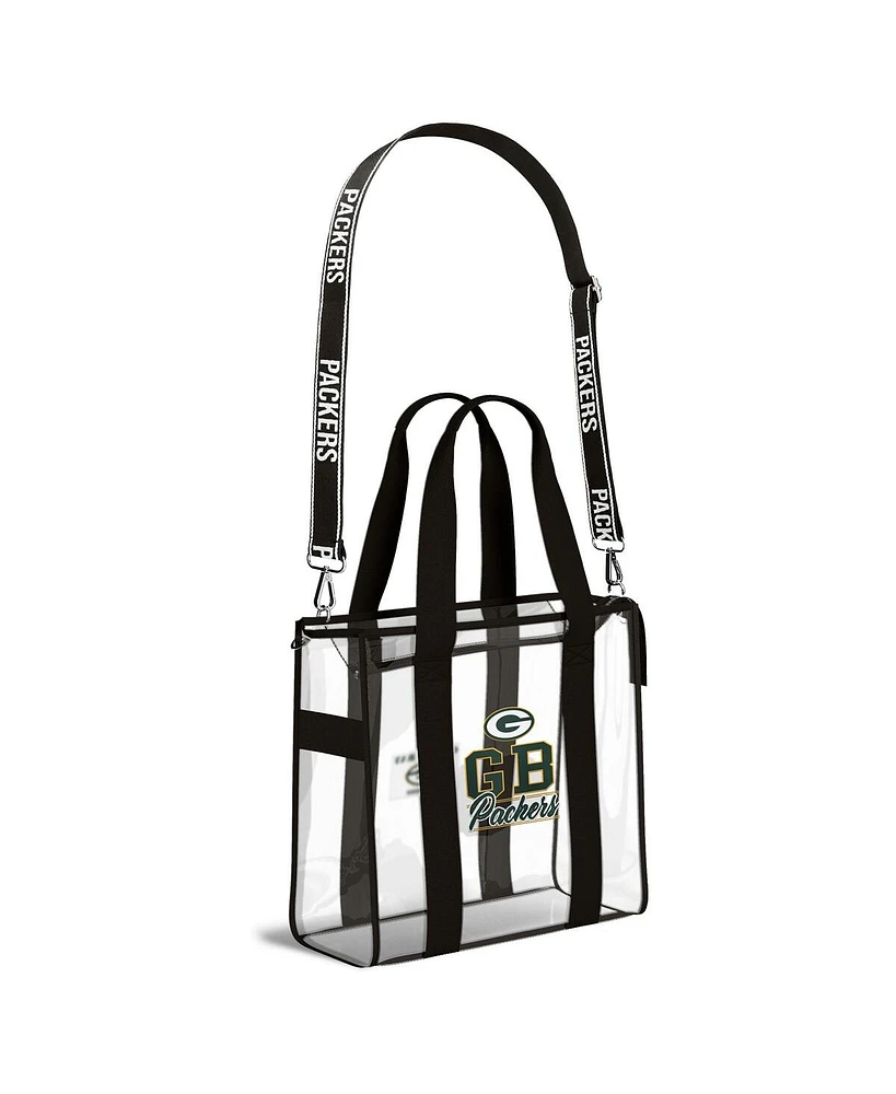 Wear by Erin Andrews Green Bay Packers Stadium with Team Color Trim Tote Bag