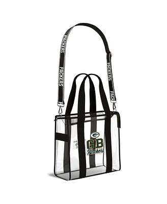 Wear by Erin Andrews Green Bay Packers Stadium with Team Color Trim Tote Bag