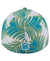 New Era Men's Gray Jacksonville Jaguars Palms 39THIRTY Flex Hat