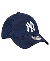 New Era Men's Navy York Yankees Subtle Camo 39THIRTY Flex Hat