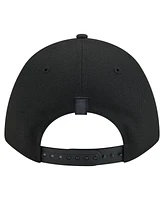 New Era Men's Black Indiana Pacers Game Day Flag A-Frame 9FORTY Adjustable Hat