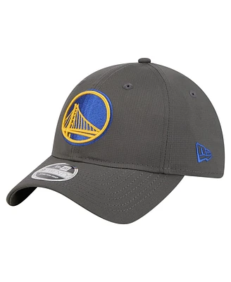 New Era Men's Charcoal Golden State Warriors Active Ripstop 9TWENTY Adjustable Hat