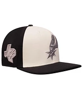 Pro Standard Men's Cream San Antonio Spurs French Terry Snapback Hat