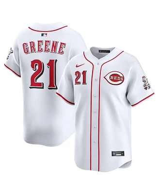 Nike Men's Hunter Greene White Cincinnati Reds Home Limited Player Jersey