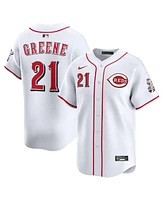 Nike Men's Hunter Greene White Cincinnati Reds Home Limited Player Jersey