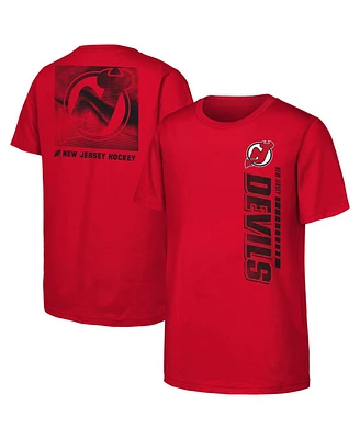Outerstuff Big Boys and Girls Red New Jersey Devils Atmosphere T-Shirt