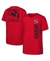 Outerstuff Big Boys and Girls Red New Jersey Devils Atmosphere T-Shirt