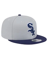 New Era Men's Gray/Navy Chicago White Sox 2-Tone Color Pack 9FIFTY Snapback Hat