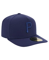New Era Men's Navy Pittsburgh Pirates Color Pack A-Frame 59FIFTY Fitted Hat