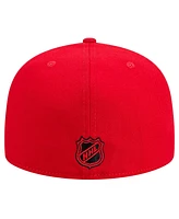 New Era Men's Red Carolina Hurricanes Core 59FIFTY Fitted Hat