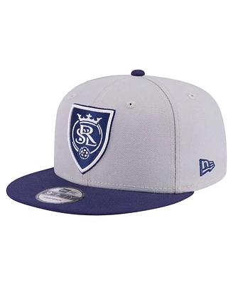 New Era Men's Gray Real Salt Lake Color Pack Two-Tone 9FIFTY Snapback Hat