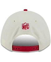 New Era Men's Cream/Red Tampa Bay Buccaneers 2025 Nfl Draft 9FORTY A-Frame M-Crown Adjustable Hat