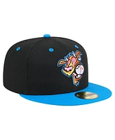 New Era Men's Black/Blue Rocket City Trash Pandas Copa de la Diversion 59FIFTY Fitted Hat