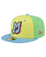 New Era Men's Yellow Memphis Redbirds Copa de la Diversion 59FIFTY Fitted Hat