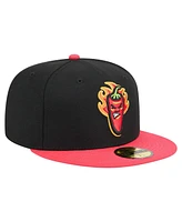 New Era Men's Black Lake County Captains Copa de la Diversion 59FIFTY Fitted Hat