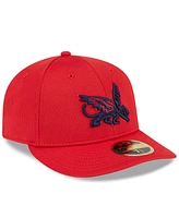 New Era Men's Red Texas Rangers City Connect Batting Practice Low Profile 59FIFTY Fitted Hat