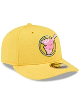 New Era Men's Yellow San Diego Padres City Connect Batting Practice Low Profile 59FIFTY Fitted Hat