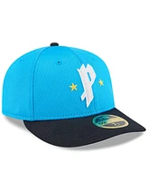 New Era Men's Neptune Blue/Navy Philadelphia Phillies City Connect Batting Practice Low Profile 59FIFTY Fitted Hat