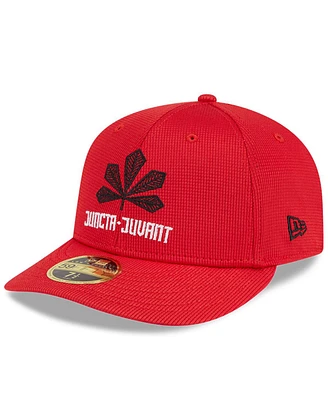 New Era Men's Red Cincinnati Reds City Connect Batting Practice Low Profile 59FIFTY Fitted Hat