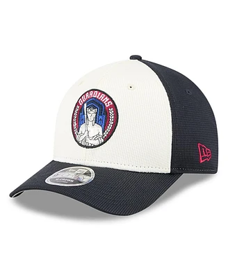 New Era Men's Navy/White Cleveland Guardians City Connect Batting Practice 9FORTY M-Crown Adjustable Hat