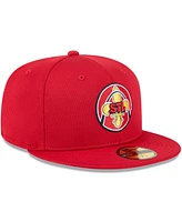 New Era Men's Red St. Louis Cardinals City Connect Batting Practice 59FIFTY Fitted Hat